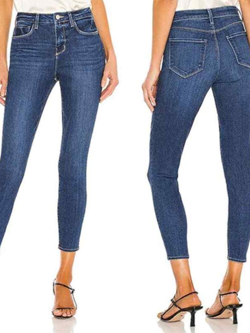 L'Agence Margot High Rise Women's Skinny Denim Jeans Laredo Size: 30